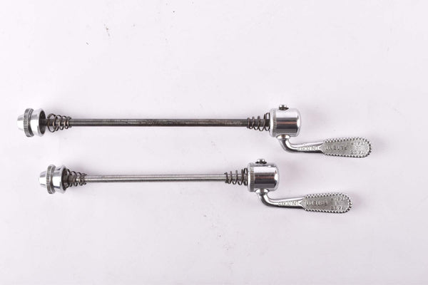 Campagnolo post CPSC quick release set Nuovo Tipo #1310 and #1311 front and rear Skewer from the 1970s - 80s