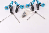 NOS blue anodized Tektro Cantilever Brake Set from the 1990s
