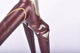 Purple Superia Apollo(??) vintage road bike frame in 60 cm (c-t) / 58.5 cm (c-c) with Ishiwata 022 Speed Gallant tubing from 1978 / 1979