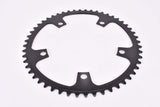 NOS black anodized Gipiemme Azzurro Chainring with 52 teeth and 144 mm BCD from the 1980s