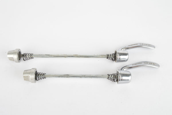 Shimano 105 Golden Arrow quick release set, front and rear Skewer from the 1980s