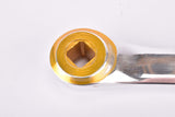 NOS golden anodized Sugino AT left crank arm with 170 length from the 1980s