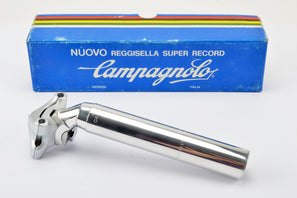 NEW Campagnolo Super Record #4051 non fluted/short type seatpost in 26.8 diameter from the 1980's NOS/NIB