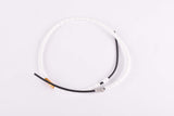 NOS/NIB Nokon Konkavex mountainbike brake cable set with white aluminum housing (#KON 011 13)