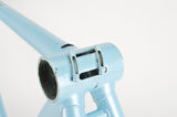 Rossin Super Record frame 49 cm (c-t) / 47.5 cm (c-c) with Columbus SLX Tubing in light blue and chrome
