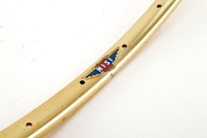 NEW Nisi gold anodized single Tubular Rim 700c/622mm with 36 holes from the 1980s NOS