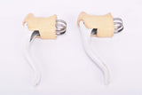 NOS non-Aero vintage style Brake lever set with white hoods
