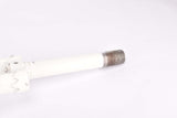 NOS 28" White Steel Fork with Eyelets for Fenders and Braze-on for a Dynamo