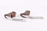 Weinmann AG 605 non-aero Brake lever set with brown hoods from the 1970s - 1980s
