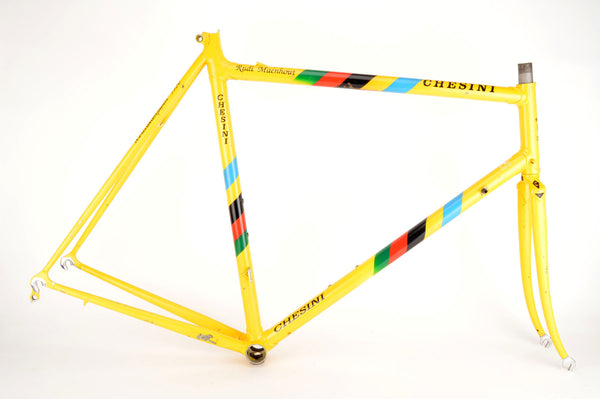 Chesini Innovation frame  in 59.5 cm (c-t) / 52 cm (c-c), with Columbus tubing