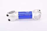 NOS Fondriest labled blue and silver ITM Millenium Carbon Super Over 1 1/8" ahead stem in size 110mm with 31.8mm bar clamp size