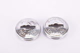 Silver Sugino plastic crank set dust caps
