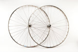 Wheelset with Super Champion Competition tubular rims and Campagnolo Gran Sport hubs from the 1970s
