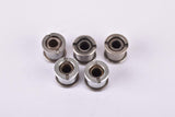 Brev. Campagnolo chainring bolt set #754 & #755 for double crank sets