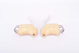 NOS non-Aero vintage style Brake lever set with white hoods