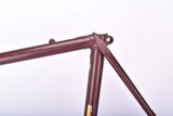 Purple Superia Apollo(??) vintage road bike frame in 60 cm (c-t) / 58.5 cm (c-c) with Ishiwata 022 Speed Gallant tubing from 1978 / 1979