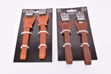 VeloOrange Leather Toe Straps, Honey and Brown