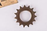NOS/NIB first generation Shimano Dura-Ace Track / Pista #FA-200 / #SS-7500 (#247 10150) Steel Single Sprocket with english thread and 15 teeth from 1977