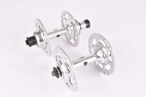 NOS Campagnolo Record Strada #1035 High Flange Hub Set, with 40 holes and italian thread