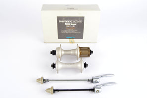 NEW Shimano 105 # FH-1055, HB-1055 7 speed hubs incl. skewers from 1991 NOS/NIB