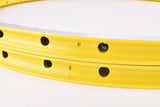 NOS Rigida DP 22 Ultimate Power (UP) Yellow high profile aero MTB Clincher Rim Set in 26"/559x16mm with 32 holes from the 1980s - 2000s
