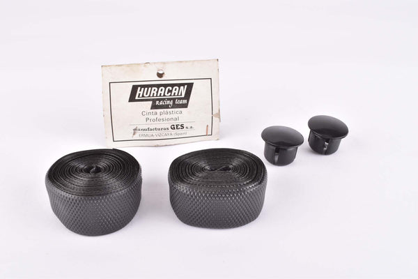 NOS Huracan Cinta plastica handlebar tape black from the 1980s