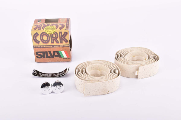 NOS/NIB Silva Cork handlebar tape in white from the 1980s / 1990s