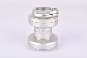 Unlabeled Headset no lock nut needed, adjustable "cup" has two clamping mechnism, with cartridge bearings