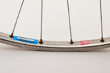 Wheelset with Super Champion Competition tubular rims and Campagnolo Gran Sport hubs from the 1970s