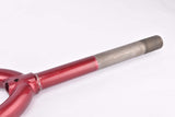 28" Dark Red Trekking Steel Fork with Eyelets for Fenders and Rack