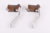 Weinmann AG 605 non-aero Brake lever set with brown hoods from the 1970s - 1980s