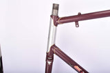 Purple Superia Apollo(??) vintage road bike frame in 60 cm (c-t) / 58.5 cm (c-c) with Ishiwata 022 Speed Gallant tubing from 1978 / 1979