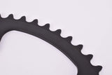 NOS black anodized Gipiemme Azzurro Chainring with 53 teeth and 144 mm BCD from the 1980s