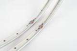 NOS Nisi silver Tubular Rimset (2 rims) 650C/571mm with 36 holes from the 1980s