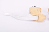NOS non-Aero vintage style Brake lever set with white hoods