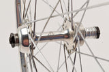 Wheelset with Super Champion Competition tubular rims and Campagnolo Gran Sport hubs from the 1970s