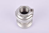 Unlabeled Headset no lock nut needed, adjustable "cup" has two clamping mechnism, with cartridge bearings