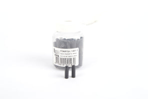 black YPK plastic end caps set for outer gear cable casing in 4mm diameter