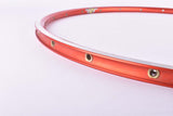 NOS Fir SC 200 red anodized single Clincher Rim in 28"/622mm (700C) with 24 holes