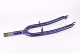 26" Dark Blue MTB Steel Fork with Eyelets for Fenders