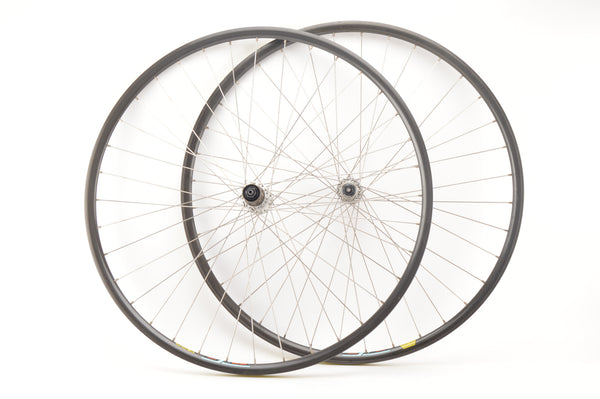 Wheelset with Wolber TX Profil clincher rims and Shimano 105 #1055 hubs from 1991