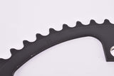 NOS black anodized Gipiemme Azzurro Chainring with 53 teeth and 144 mm BCD from the 1980s