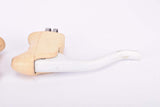 NOS non-Aero vintage style Brake lever set with white hoods