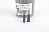 black YPK plastic end caps set for outer gear cable casing in 4mm diameter