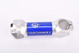 NOS Fondriest labled blue and silver ITM Millenium Carbon Super Over 1 1/8" ahead stem in size 110mm with 31.8mm bar clamp size