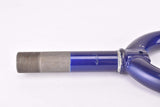 26" Dark Blue MTB Steel Fork with Eyelets for Fenders