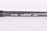 NOS mt. Zefal Plus black and grey bike pump in 410-480mm for AV-Valve (schrader valve/Autoventil)
