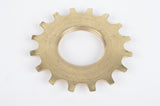 NOS Golden Shimano Dura Ace 6 speed Uniglide Top Sprocket with 16 teeth