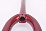 28" Dark Red Trekking Steel Fork with Eyelets for Fenders and Rack