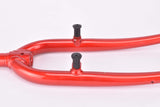 NOS 28" Red Trekking Steel Fork with Eyelets for Fenders, Rack and Low Rider